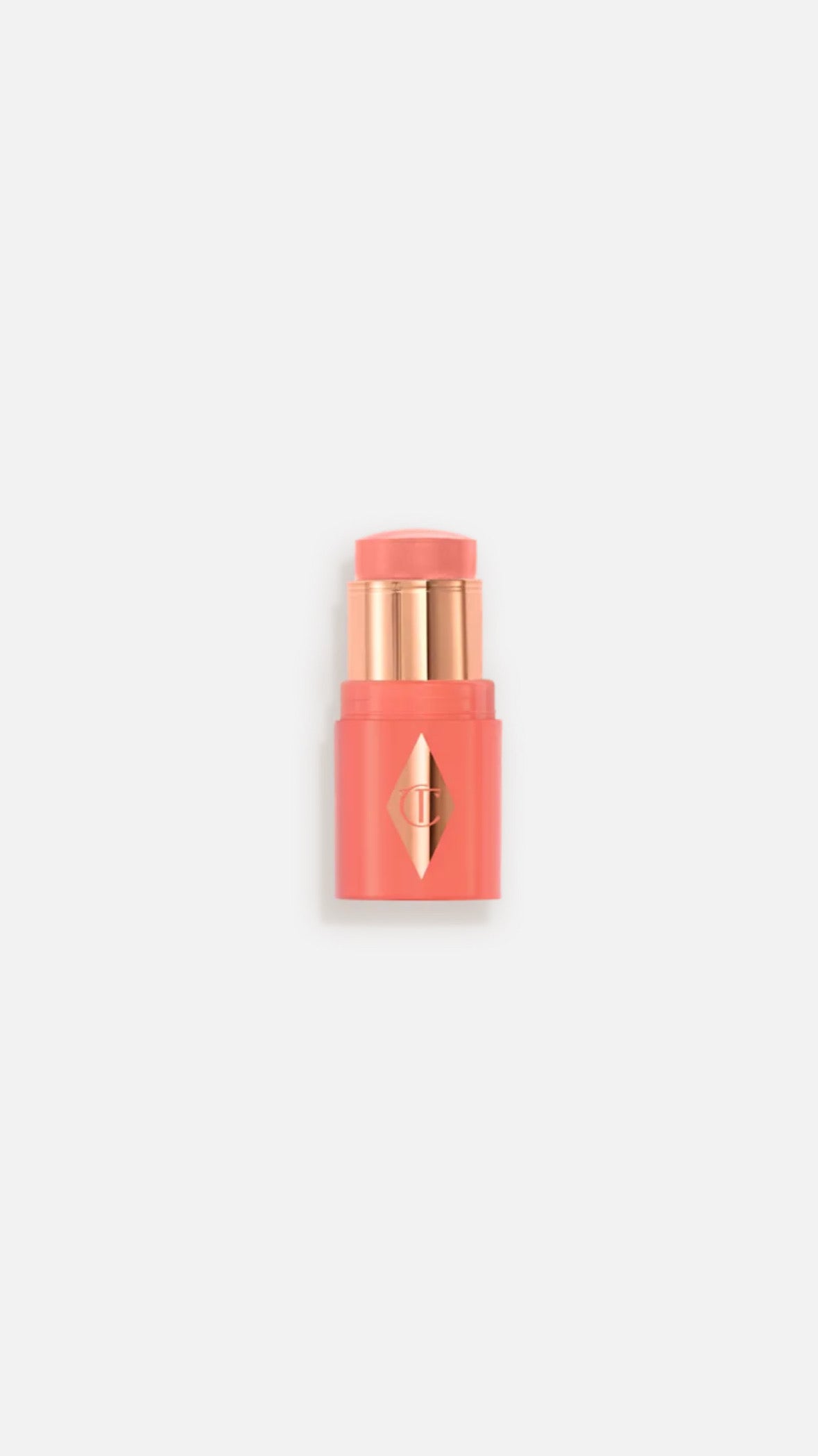 Charlotte Tilbury Mini Unreal Lip + Cheek Glow Blush Stick with Hyaluronic Acid