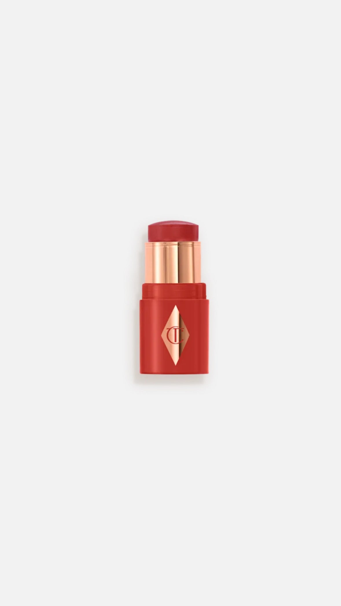 Charlotte Tilbury Mini Unreal Lip + Cheek Glow Blush Stick with Hyaluronic Acid