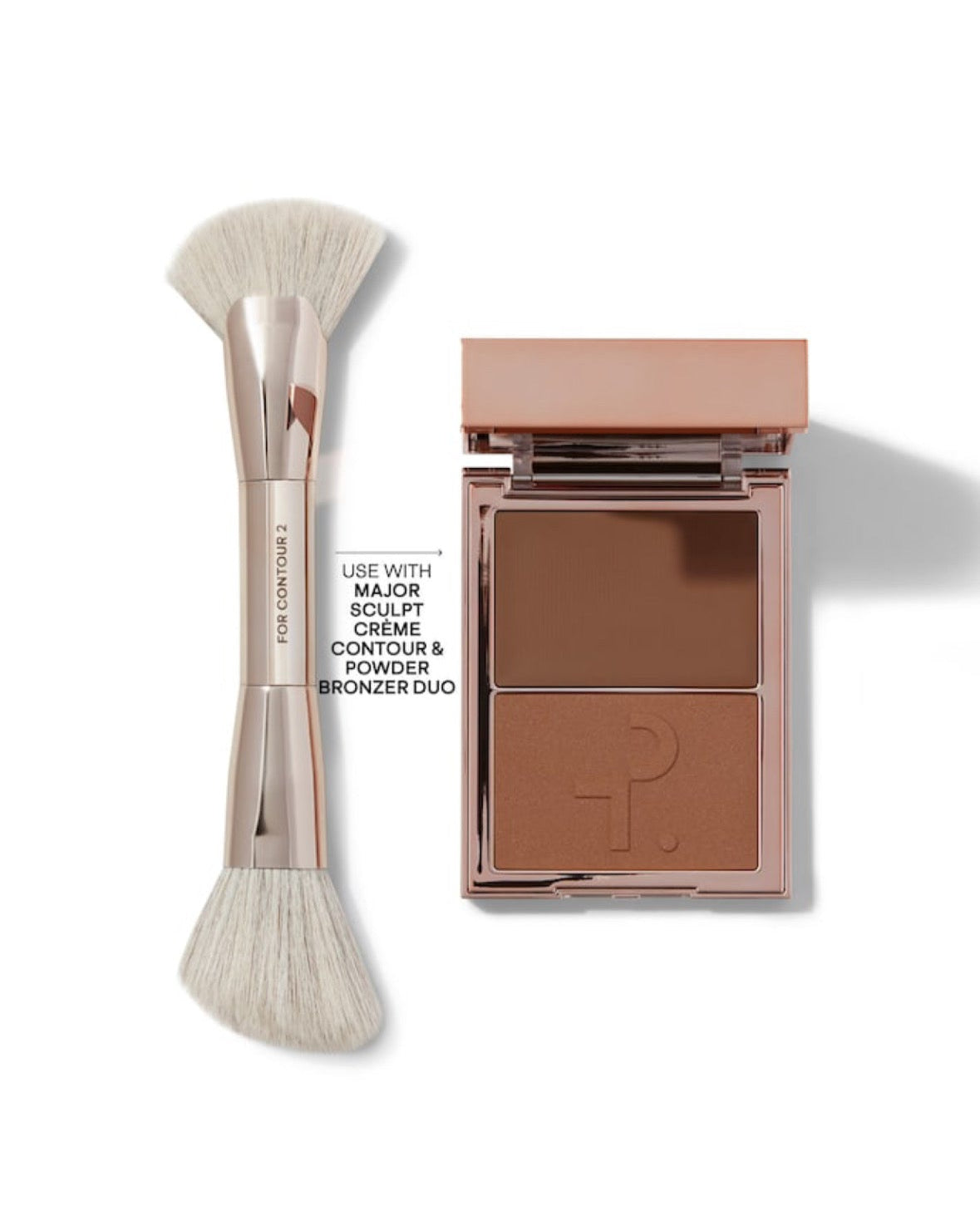 PATRICK TA Dual-Ended Contour Brush
