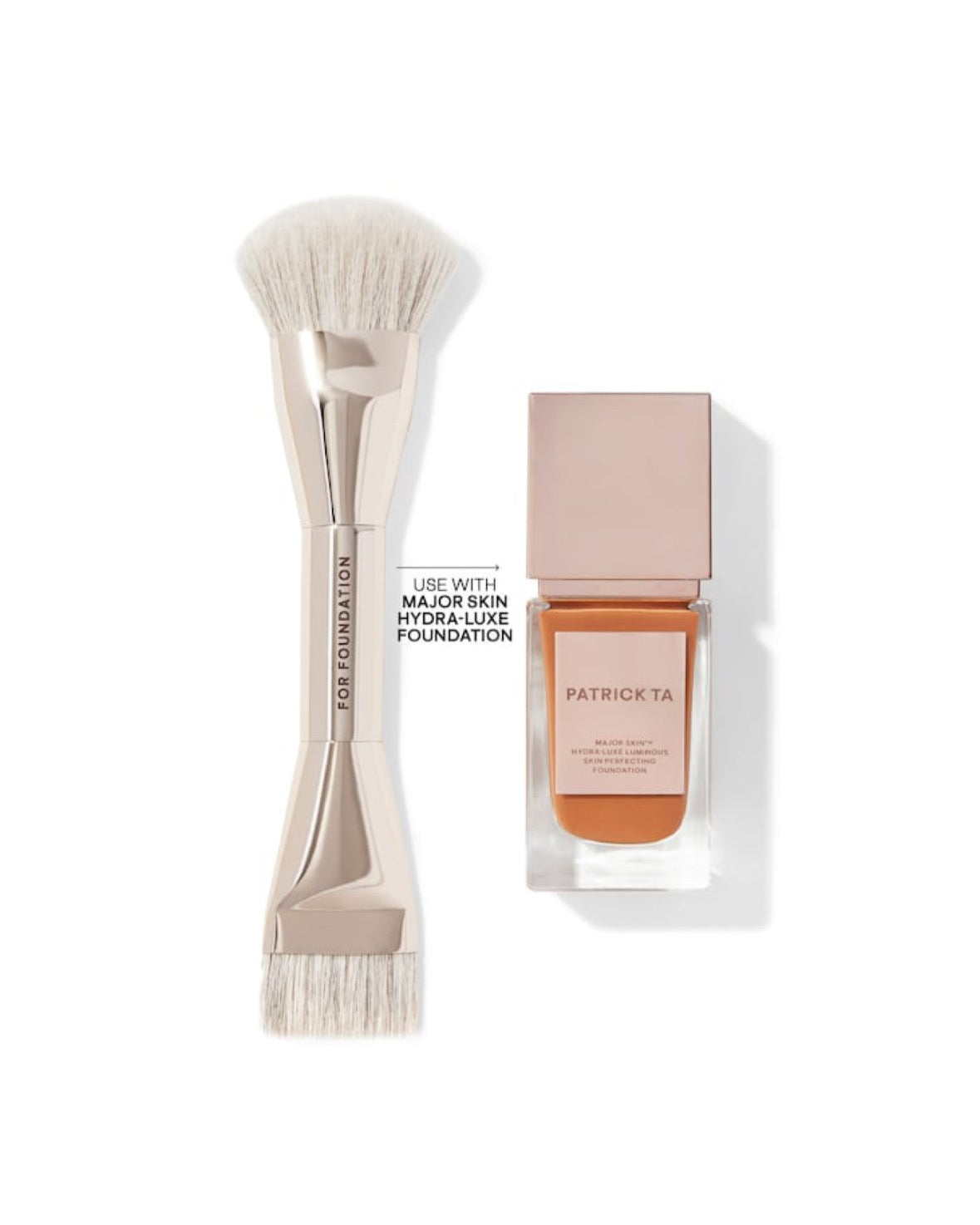 PATRICK TA Dual Ended Foundation Brush