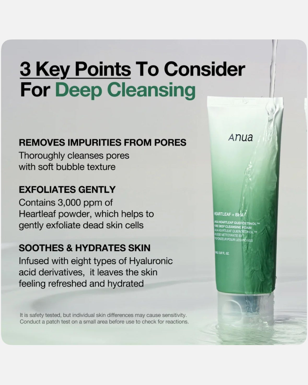 Anua Heartleaf Quercetinol Pore Deep Cleansing Foam 150ml