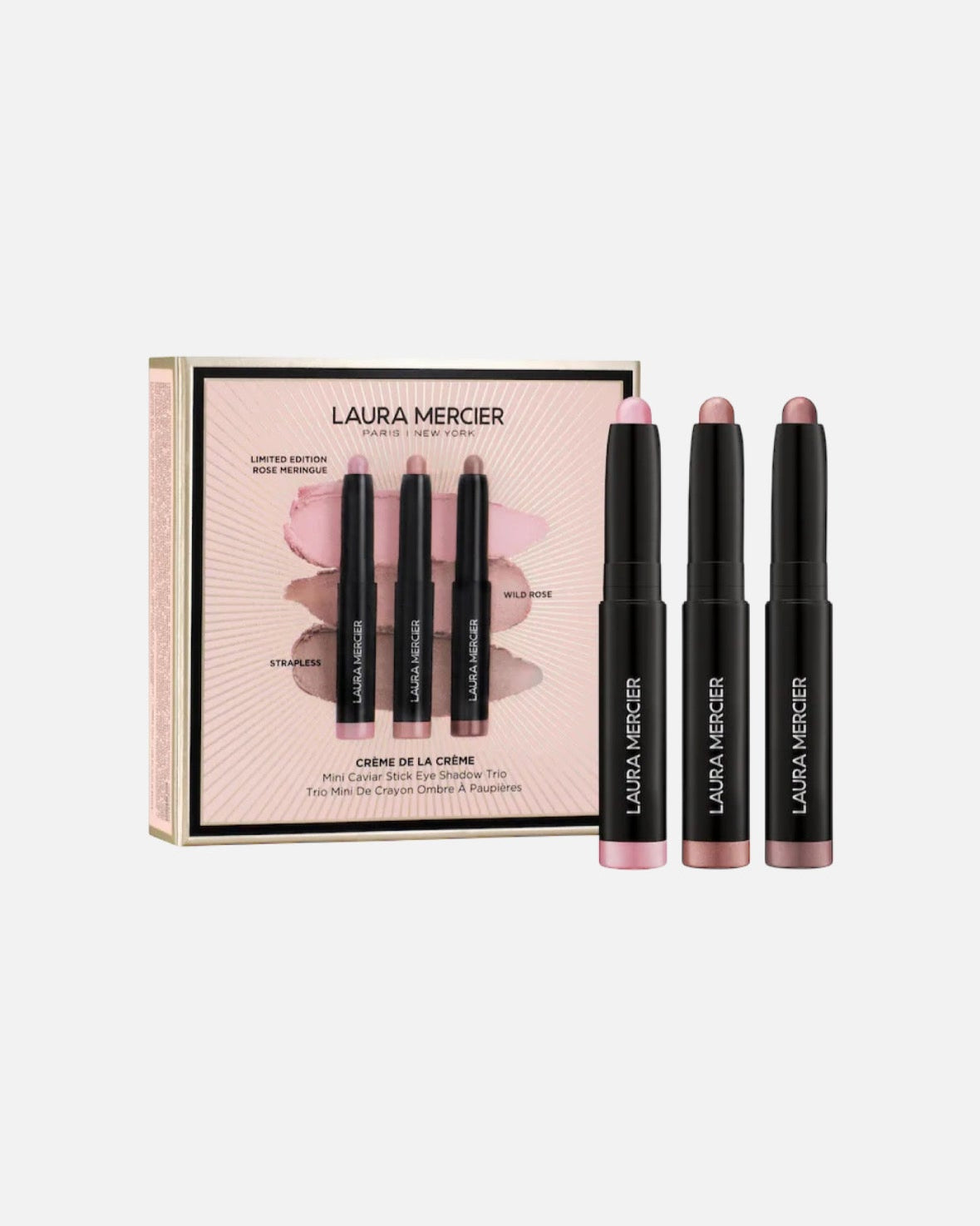 Laura Mercier Mini Creme De La Creme Caviar Stick Eyeshadow Trio Gift Set
