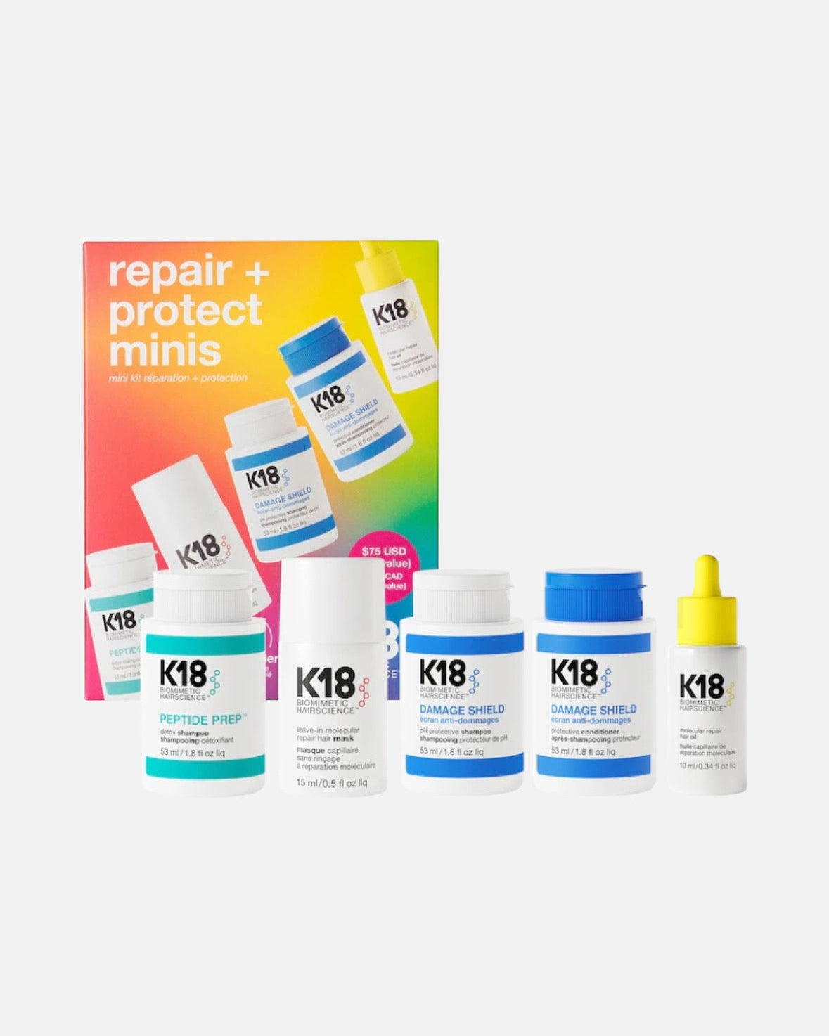 K18 Biomimetic Hairscience Repair + Protect Minis Kit