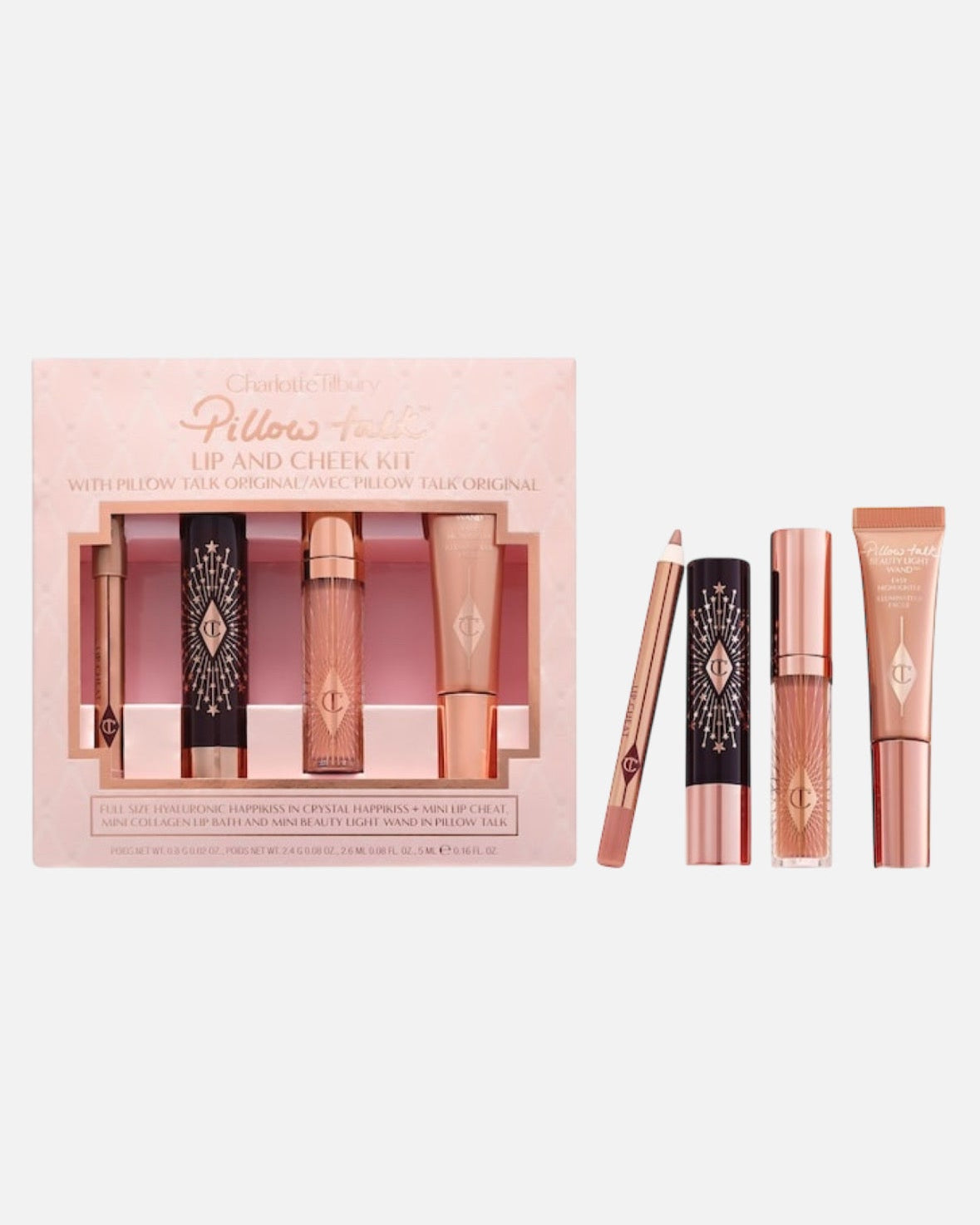 Charlotte Tilbury Pillow Talk Iconic Lip and Cheek Secrets Set