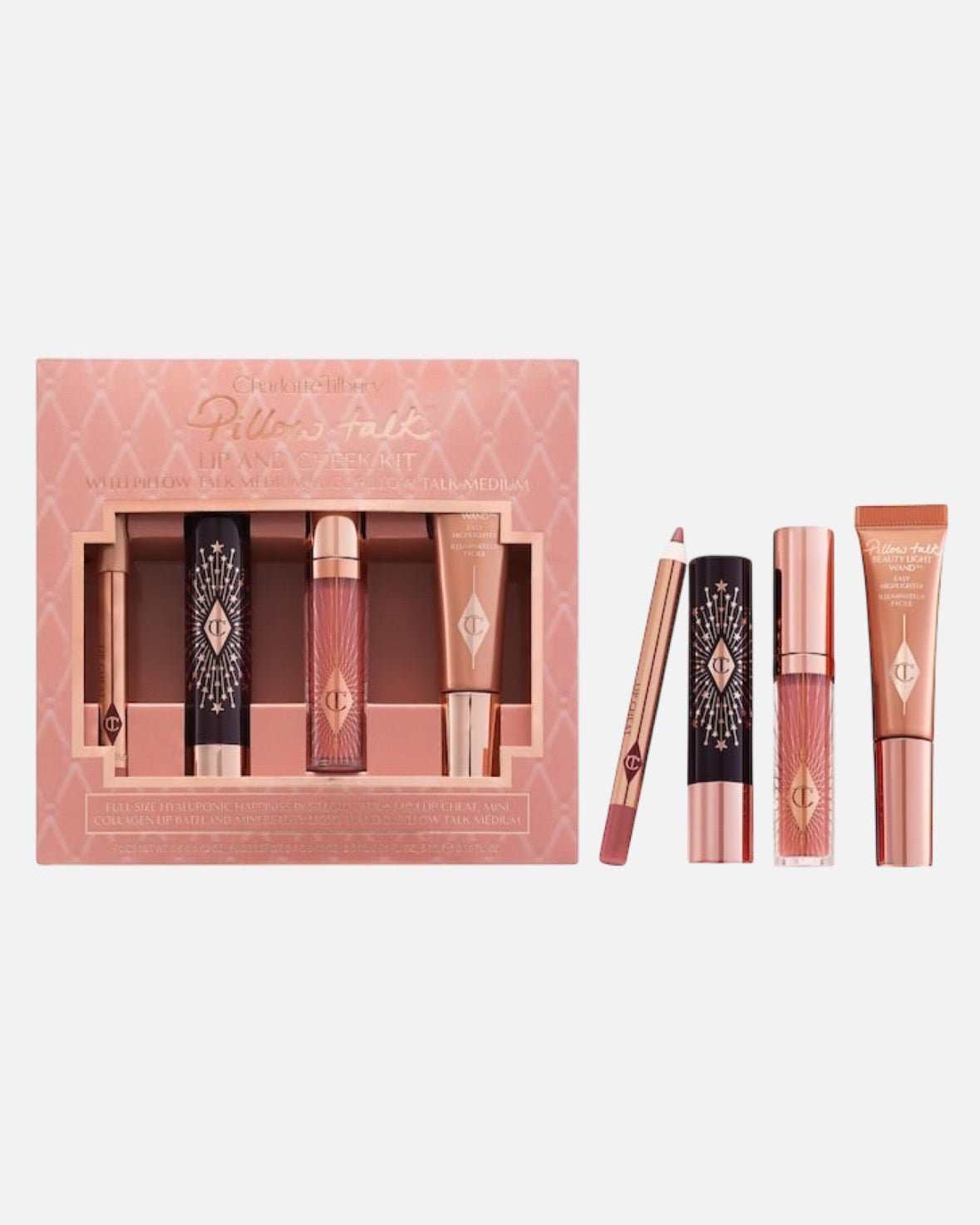 Charlotte Tilbury Pillow Talk Iconic Lip and Cheek Secrets Set