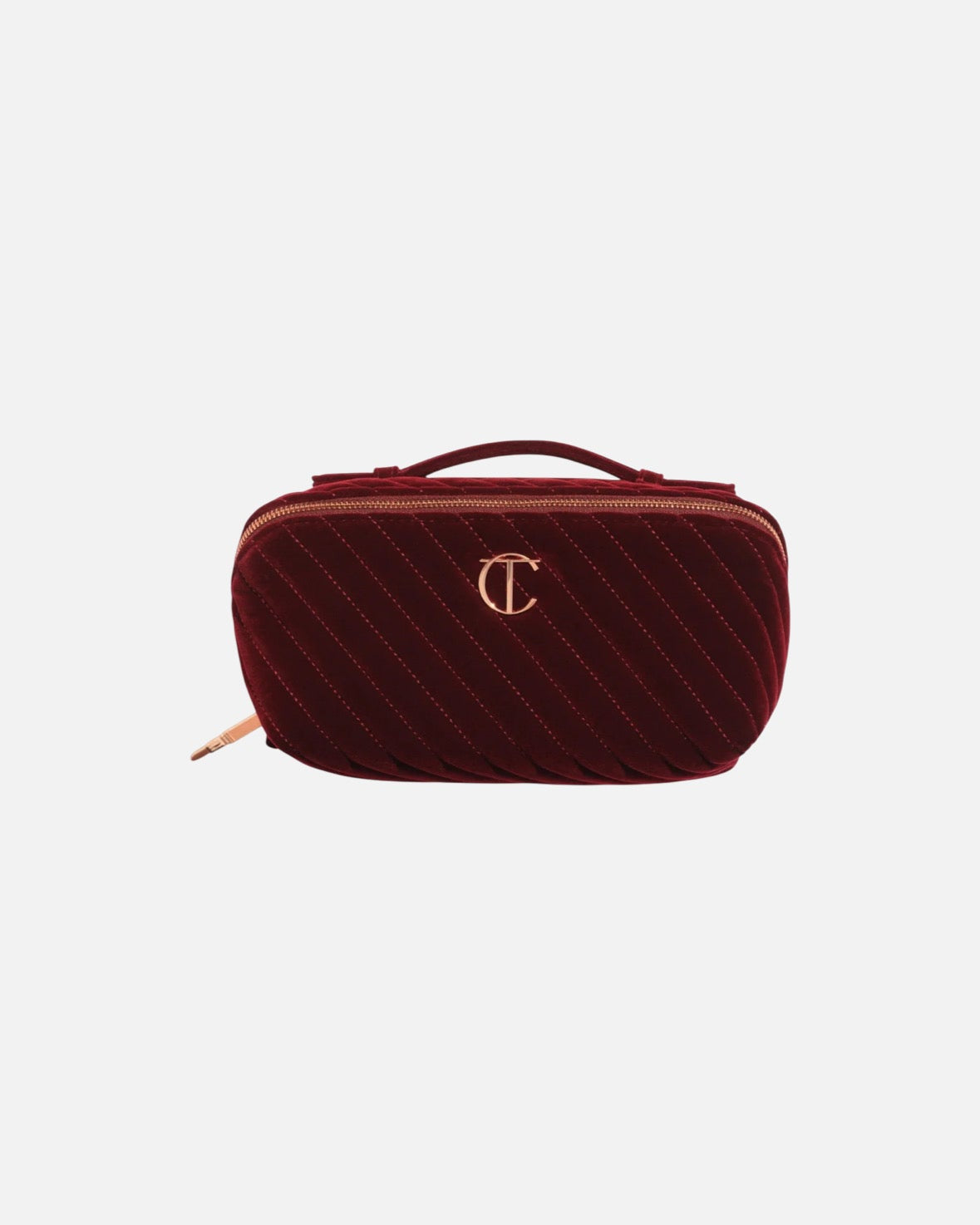 Charlotte Tilbury Organizer Velvet Makeup Bag - Large