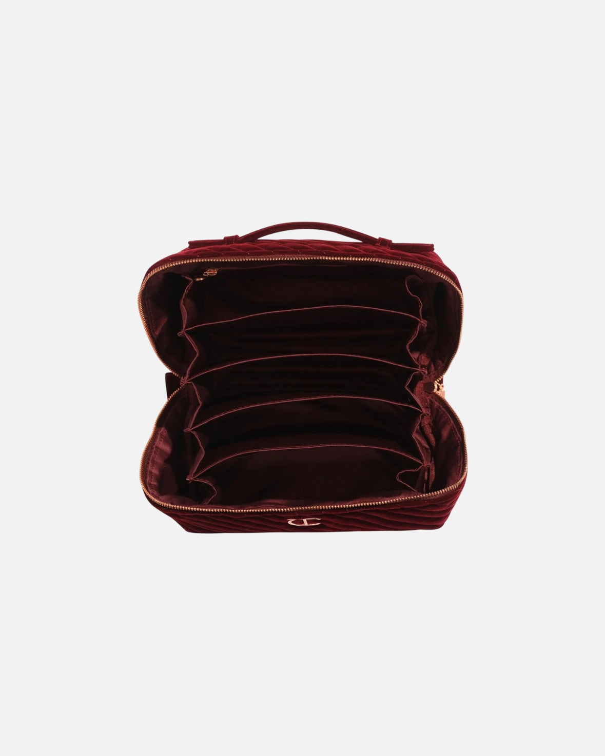 Charlotte Tilbury Organizer Velvet Makeup Bag - Large