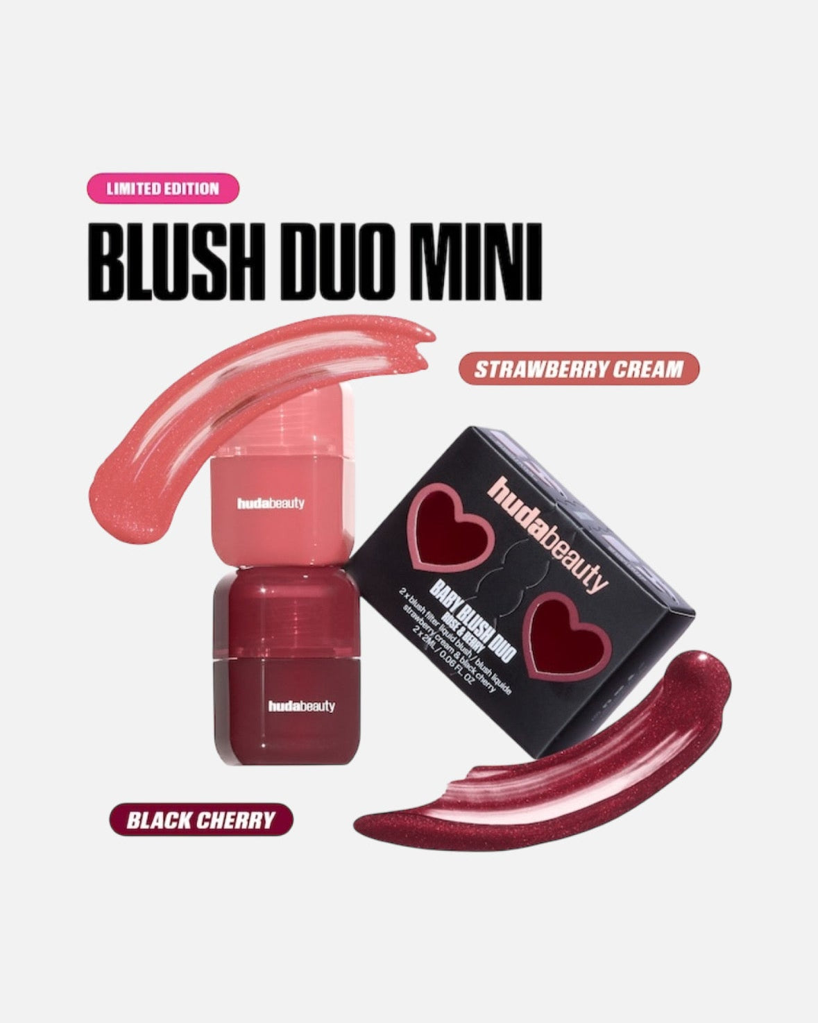 HUDA BEAUTY Mini Baby Blush Duo Set