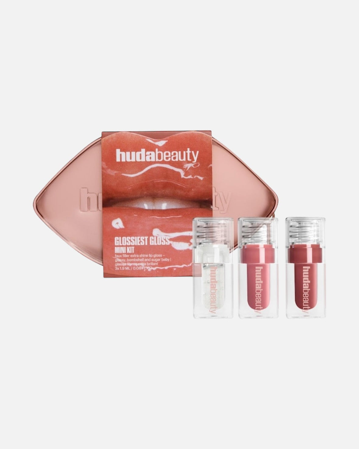 HUDA BEAUTY Mini Glossiest Lip Gloss Set