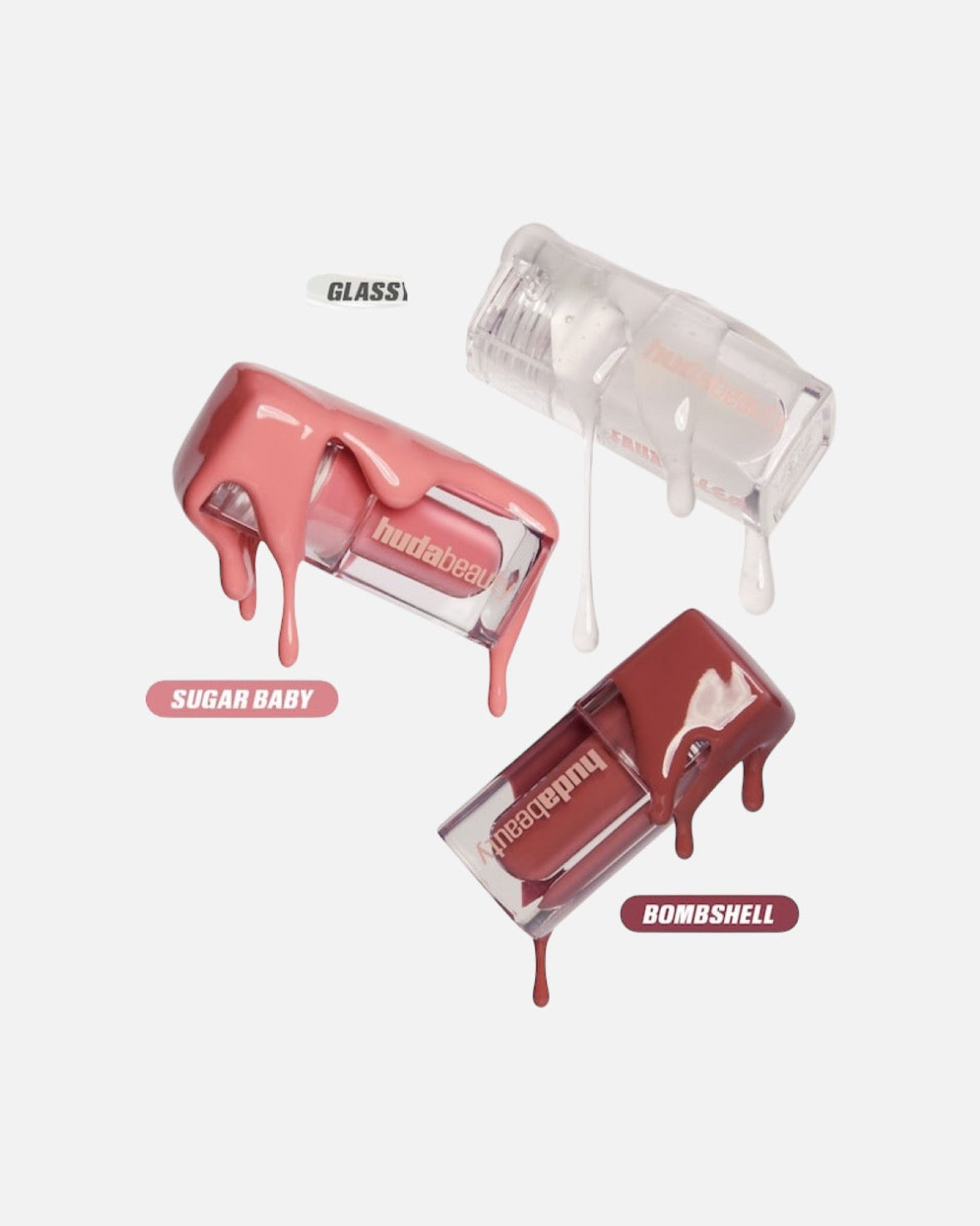 HUDA BEAUTY Mini Glossiest Lip Gloss Set