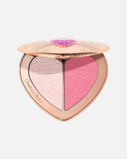 Charlotte Tilbury Pillow Talk Beauty Soulmates Airbrush Flawless Finish Brightening and Blush Powder Palette