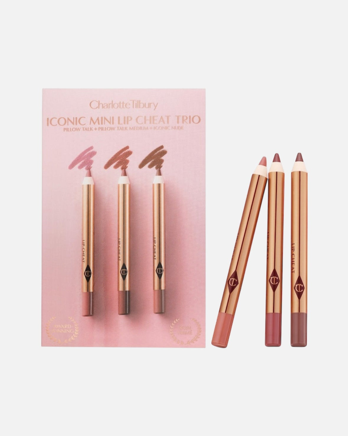 Charlotte Tilbury Mini Iconic Lip Cheat Lip Liner Trio