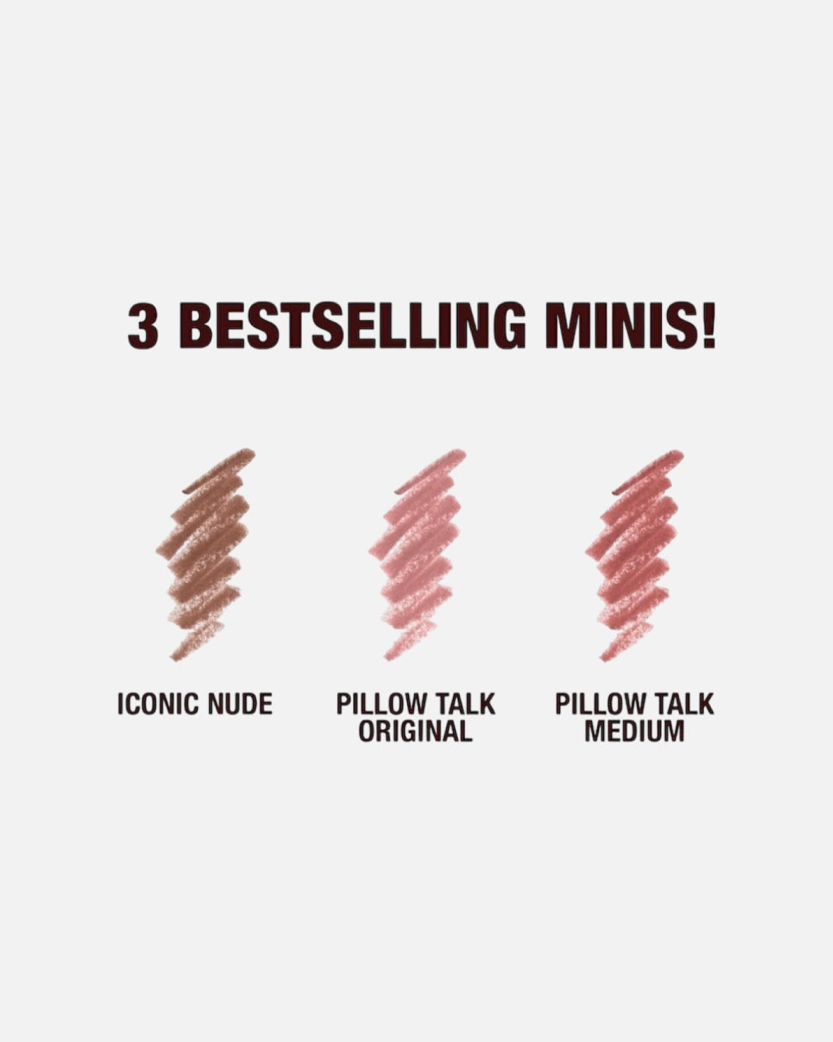 Charlotte Tilbury Mini Iconic Lip Cheat Lip Liner Trio