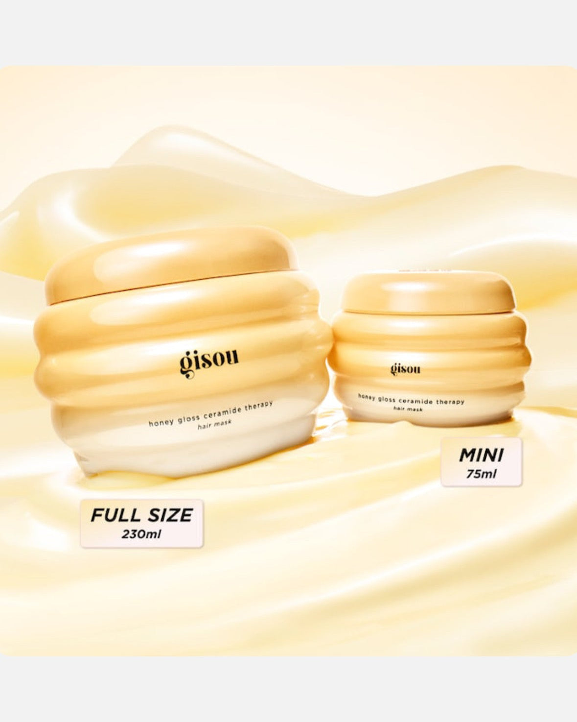 Gisou Honey Gloss Ceramide Therapy Hydrating Hair Mask