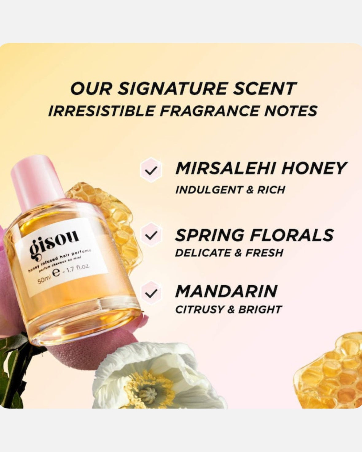 Gisou Wildflower Honey Infused Hair Perfume