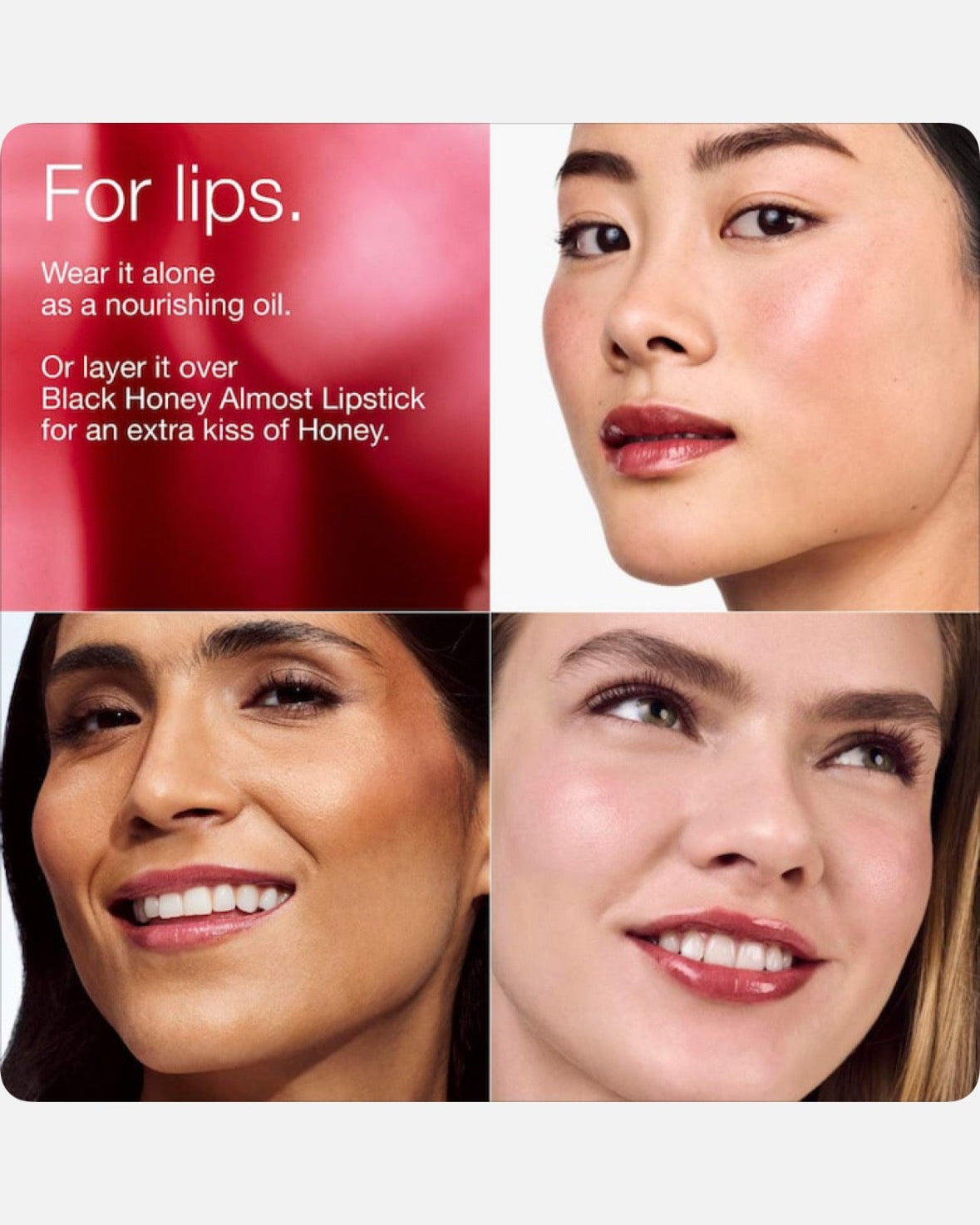 CLINIQUE Pop™ Black Honey Cheek + Lip Oil