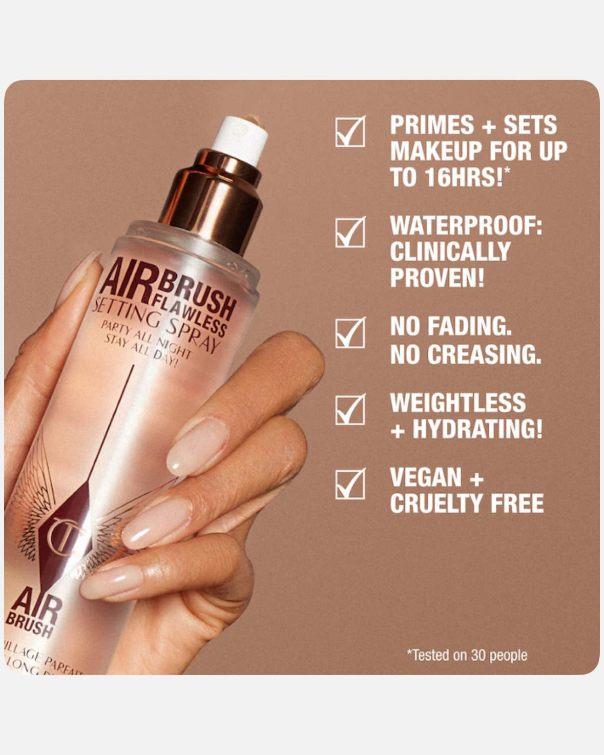Charlotte Tilbury Mini Airbrush Flawless Setting Spray Duo Gift Set