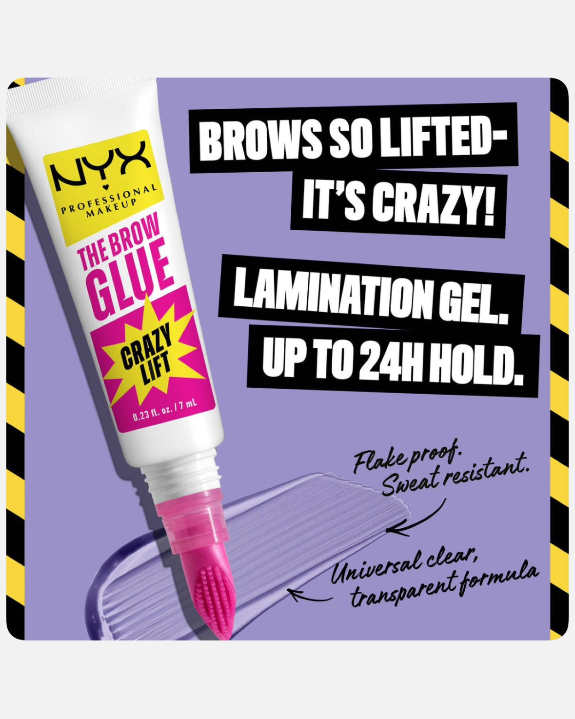 Nyx The Brow Glow Crazy Lift Brow Lamination Gel