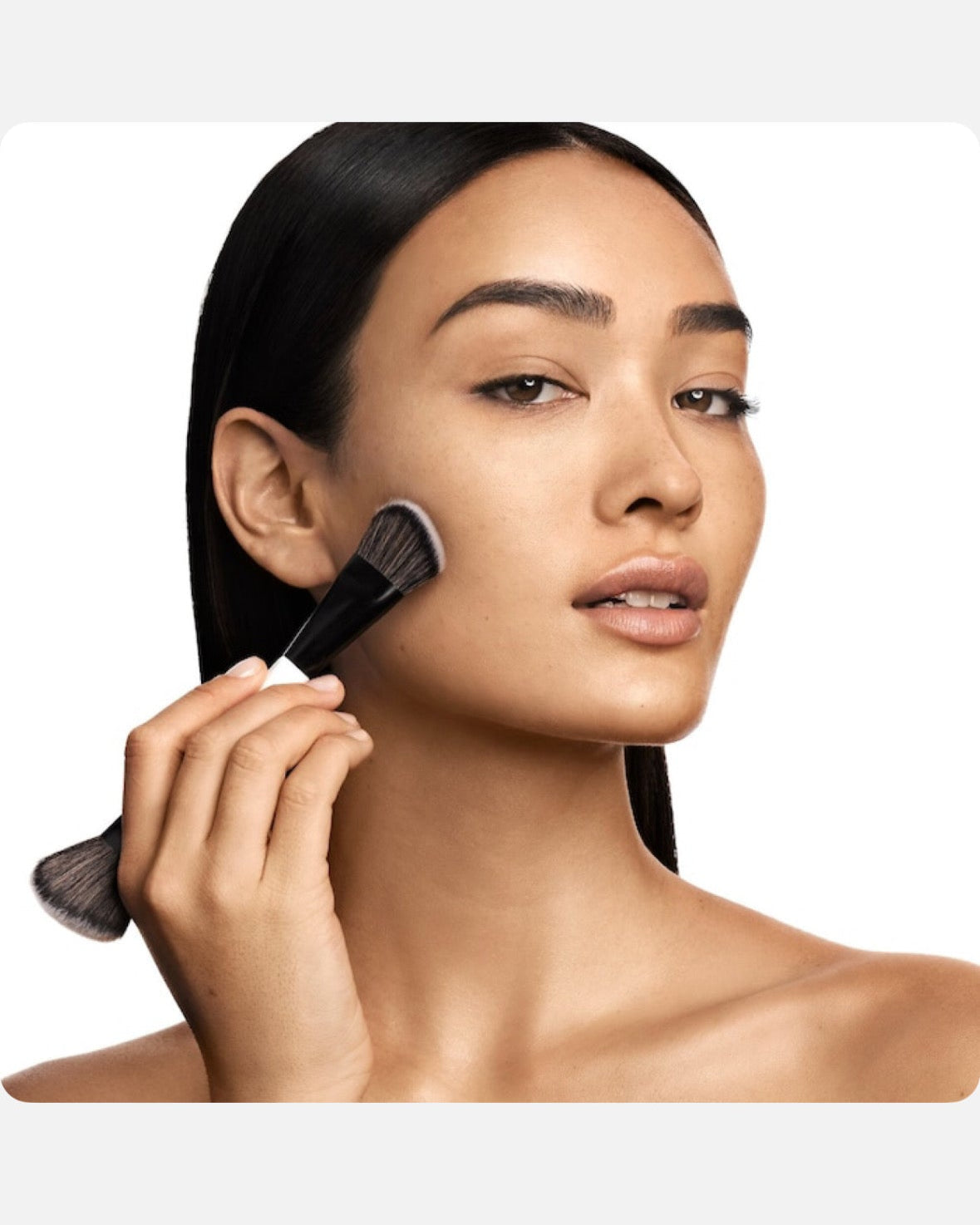 MAKEUP BY MARIO F4 Dual-Ended Foundation and Face Brush